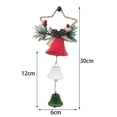 thumbnail image 2 of Campana de Navidad de metal, adorno colgante para puerta, adorno de campana de Navidad, decoración Ch, 2 of 5