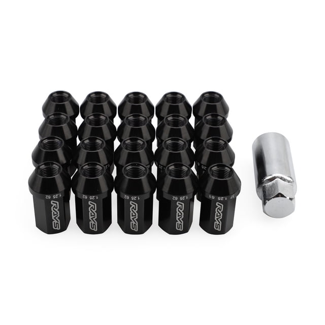 Adecuado para la tuerca de la rueda Rays longitud 42MM agujero ciego modificación del coche universal 7075 aleación de aluminio tuerca de tornillo antirrobo - M12 * 1.25 color titanio dontodent Kuyhfg Sin marca