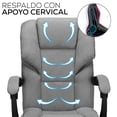 thumbnail image 3 of Silla de Escritorio para Oficina Ejecutiva Ergonomica y Ajustable Gris Gaon  Ergonomica, 3 of 8