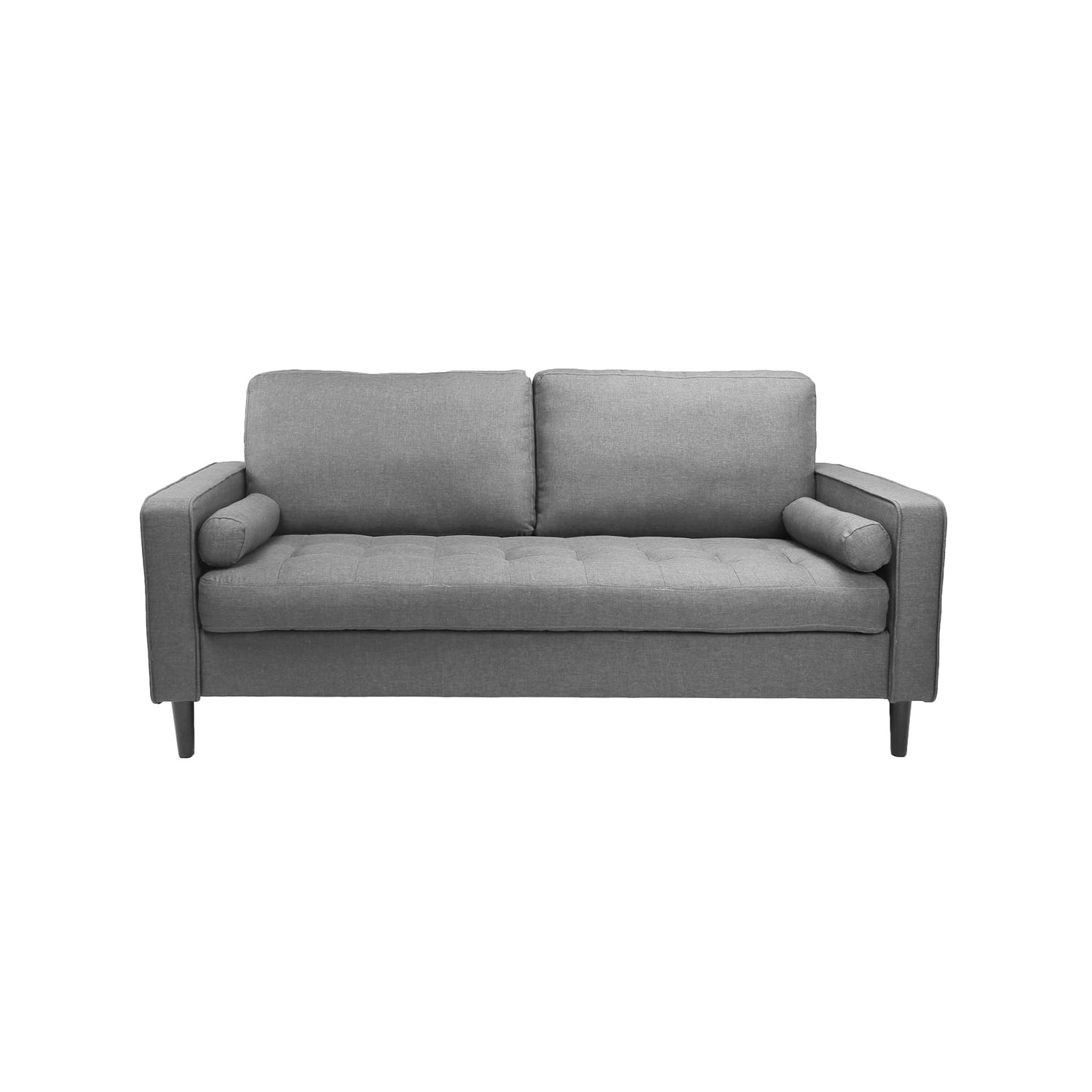 Kadyn 2pcs Fabric Sofa Set, Modern Fabric Sofa Couch, Upholstered Sofa Bed Couch for Bedroom, Grey Kadyn 2pcs Fabric Sofa Set, Modern Fabric Sofa Couch, Upholstered Sofa Bed Couch for Bedroom, Grey
