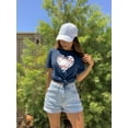 thumbnail image 3 of VILOVE Baseball Shirts Women Baseball Mom T-shirt Baseball Heart Graphic Tee Game Day Gifts Funny Short Sleeve Tops, 3 of 6