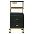 thumbnail image 4 of BarberPub Utility Cart with Storage Drawer and Tool Holders, Trolley Cart with Lockable Wheel, 4 of 10
