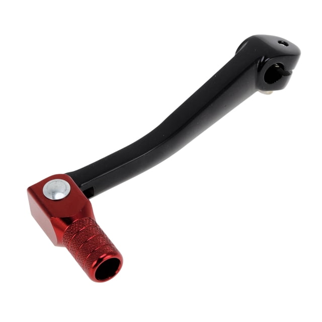 Palanca de cambio de motocicleta plegable para Honda XR50, aleación de aluminio, palanca de cambio negra con cabeza roja