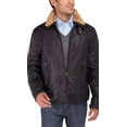 thumbnail image 2 of Mens Brown Coat Luciano Natazzi Cowhide Flight Bomber, 2 of 4