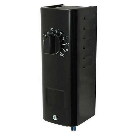 Dayton Mech Tstat,Heat Only,Steel,100/-10F 2E815