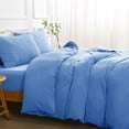 thumbnail image 2 of Duvet Cover Queen Piece Prewashed Ultra Soft Queen Bedding Set Features Zipper Closure and Corner Ties Includes Duvet Cover x & Pillowcases No Comforter, 2 of 7