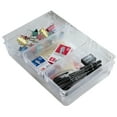 thumbnail image 5 of Clear Plastic Set of 3 Drawer Organizers, 5 of 10