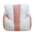 thumbnail image 4 of Leumius Bean Bag Chair,Comfy Teddy Beanbag Chair with a Color-Block and Heart-Shaped Backrest,Large Reading Chair for Living Room, Bedroom, ApartmentWhite+Pink, 4 of 4