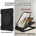 thumbnail image 4 of For Samsung Galaxy Tab A11 Plus 5G 2025/A9 Plus 5G/A9+ 2023 11 Inch with HD Screen Protector & Shoulder Strap,Heavy Duty Military,360°Rotating Stand Case for Kids, 4 of 7