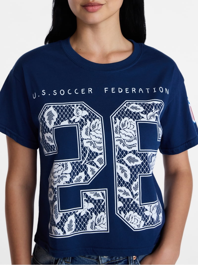 U.S. Soccer Federation Women's World Cup 2026 Lace Graphic Print