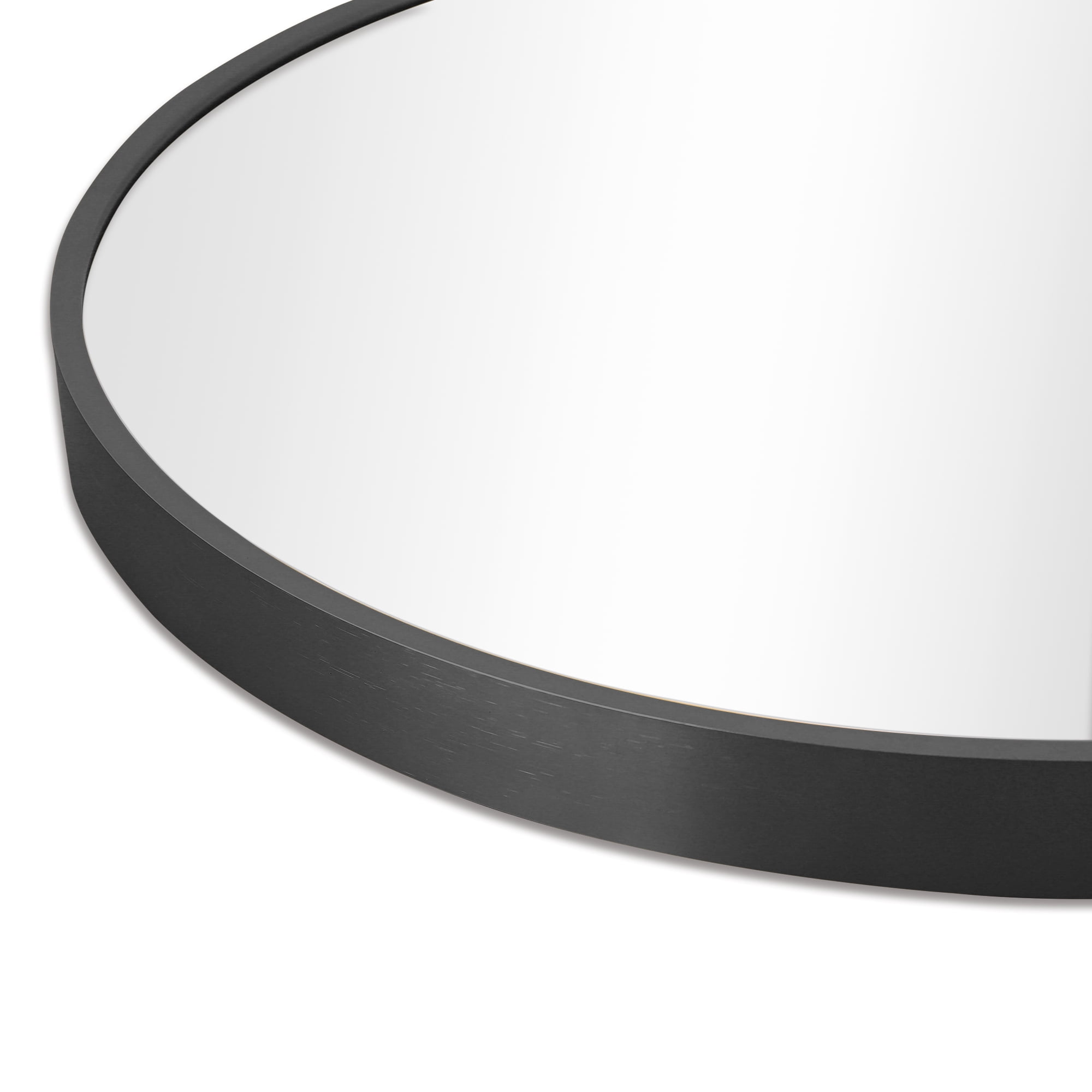 71" x 32" Full Length Mirrors Standing Arched Dressing Floor Mirrors for Living room Black