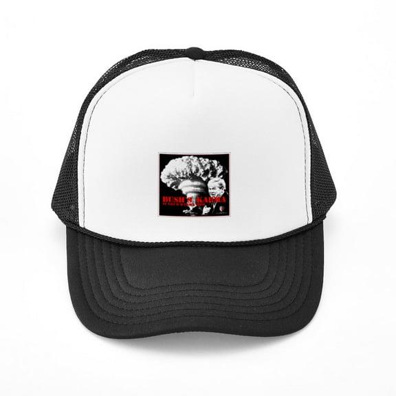 CafePress - Bush's Karma, Is Your Karma - Adjustable Unisex Printed Trucker Hat with Mesh Back