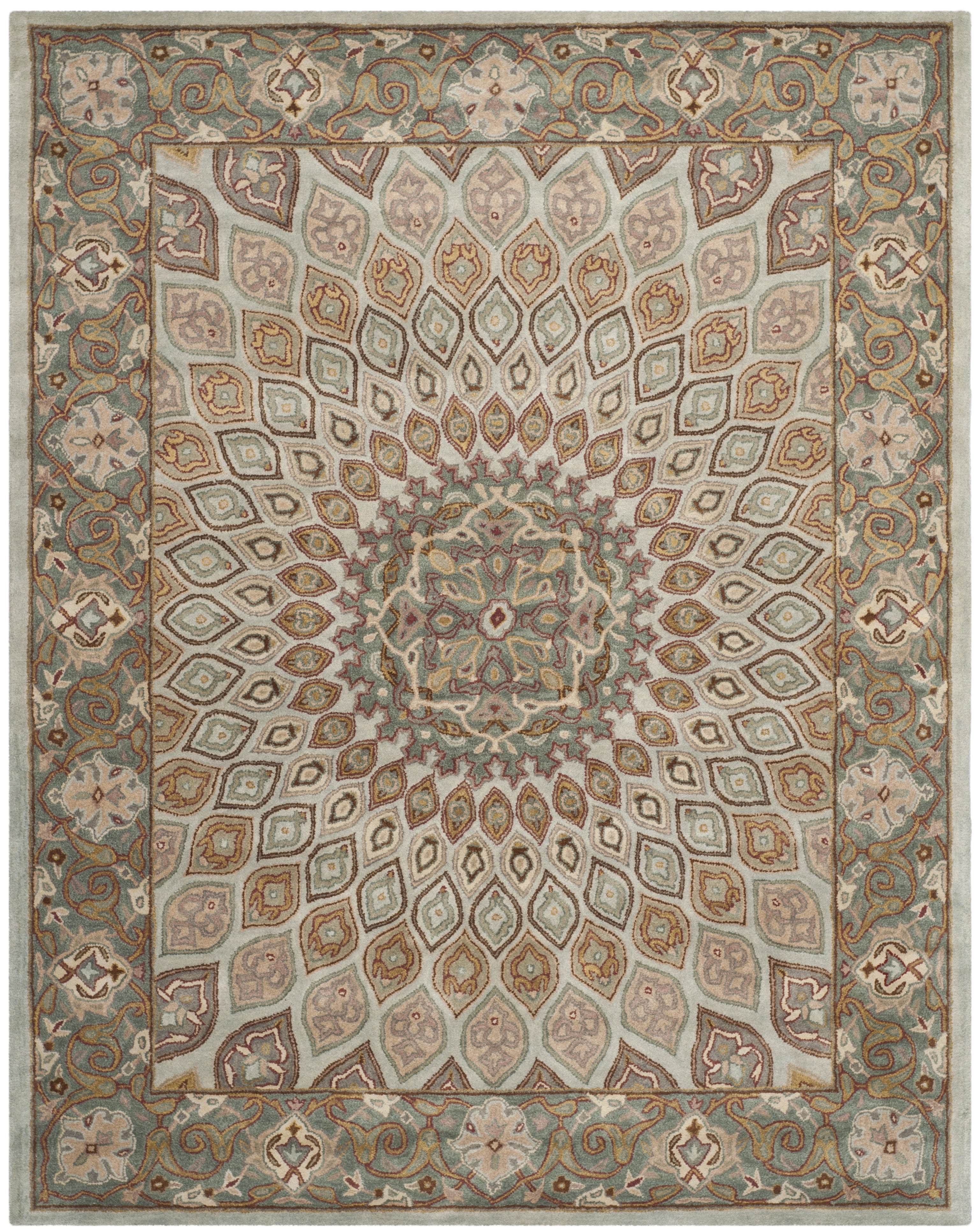 Safavieh Heritage Shevon Oriental Area Rug, Blue/Gray, 9'6" x 13'6"