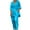 Blue, variant on JINMGG Two Piece Outfits Women, 2026 Fashion Fall Women's Summer Suit Fashion Solid Color Long Sleeve Trousers Casual Two-Piece Suit Blue M