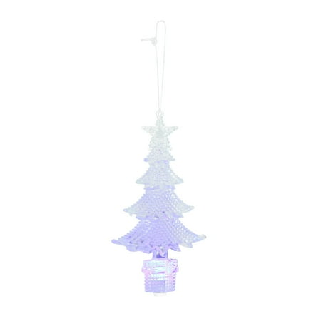 

Pgeraug christmas decorations Ornaments Creative Mini Christmas Tree Led Luminous Pendant Christmas Decoration Hangs C