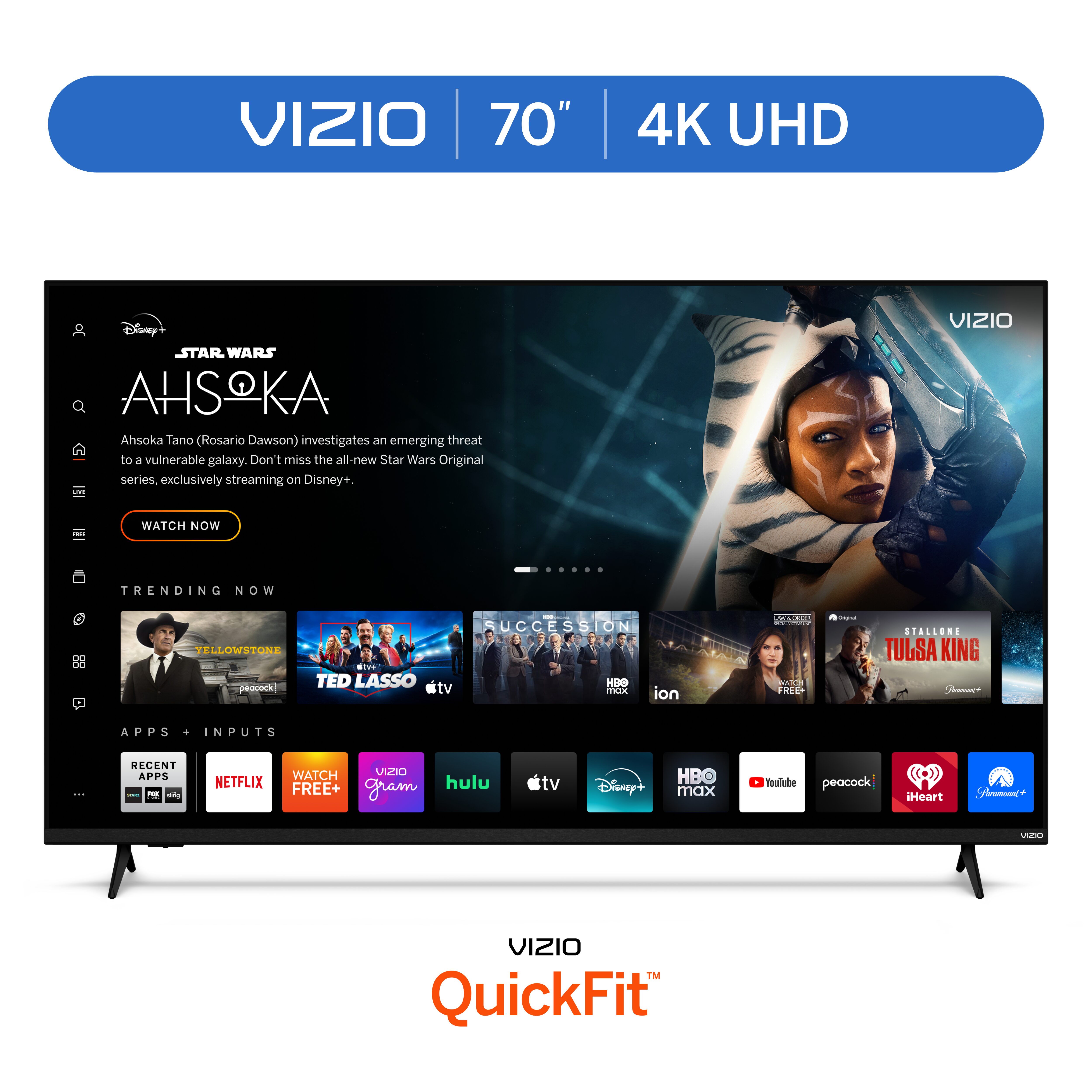 VIZIO 70” Class 4K UHD LED HDR Smart TV (V4K70M-08)