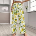 thumbnail image 2 of Limoncello, Lemon Vine Women's Pajamas Pajama Pants Women's Sleepwear Lounge Sleep Bottoms Stretch with Pockets, 2 of 7