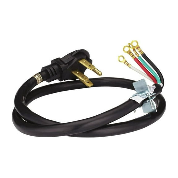 ELECTROLUX Smart Choice 40 AMP 4-Wire Range Black Plug Cord (4 ft) 5304512984 (New)