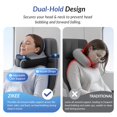 thumbnail image 3 of Almohada cervical de viaje ZIKEE ergonómica con doble sujeción y espuma viscoelástica, 3 of 9