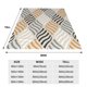 thumbnail image 3 of Fotbe Geometric Manta de Franela Acolchonada con Estampado, Súper Suave y Esponjosa, Extra Grande para Sofá, Cama, Uso Todo el Año-40"x30", 3 of 7