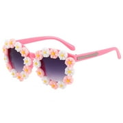 Bulingna Little Boys Girls Sunglasses, Daisy Frame Outdoor Casual Glasses