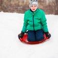 thumbnail image 3 of Luge Soucoupe Spiral de Era, 24 po – Luge d’Hiver pour Enfants, Âges 6+, Légère avec Poignées, Rouge, 3 of 9