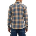 thumbnail image 2 of Wrangler® Men's Slim Fit Long Sleeve Woven Twill Shirt with Sunglasses Cleaner, Sizes S-5XL, 2 of 3