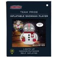 thumbnail image 7 of Ohio State Buckeyes 7' Inflatable Snowman Player, 7 of 7