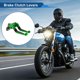 thumbnail image 2 of Palanca de freno y embrague corta larga para Kawasaki VERSYS 650 2015-2023, palanca de manillar de motocicleta ajustable, aleación de aluminio, cabeza verde, mango negro, 2 of 6