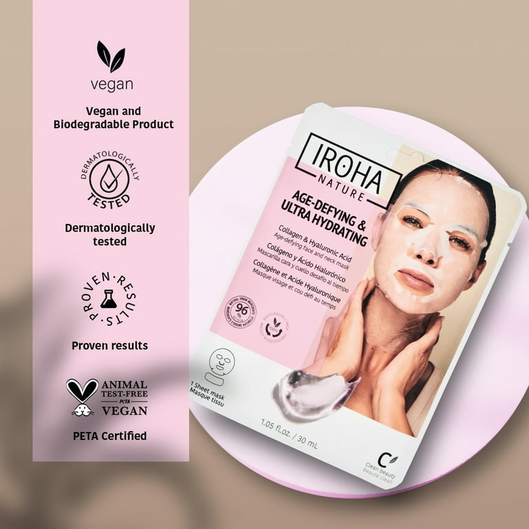 NOEVIR FACIAL SHEET MASK 18枚 Naisture Premium Sheet Mask - Collagen