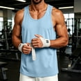 thumbnail image 2 of LRGSHF Men's Quick Dry Workout Tank Top Gym Muscle Tee Fitness Breathable Lightweight Sleeveless T Shirt, 2 of 6