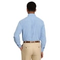 thumbnail image 4 of Chaps Men's Long Sleeve Stretch Dress Shirt, Navy, Sizes 14x32-17x34, 4 of 7