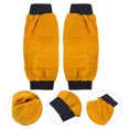 thumbnail image 3 of 1 Pair Heat Resistant Welding Sleeves Useful Arm Protection Sleeves (Yellow), 3 of 8