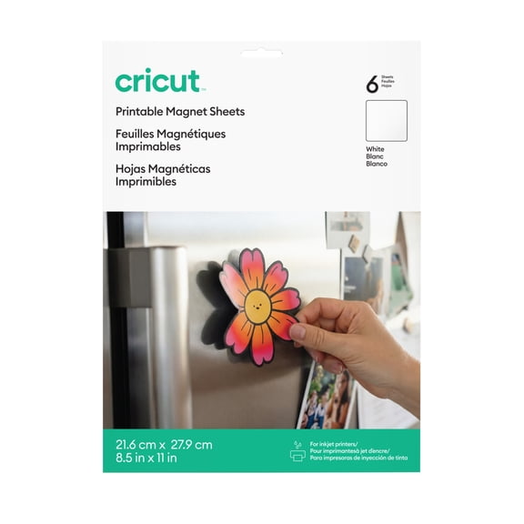 Cricut® Printable Magnet Sheets, 8.5 x 11 (6 Count), White