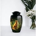 thumbnail image 7 of Dog Mini Funeral Urn For Human Ashes Adults Man And Woman, Green Mini Urn For Male And Female Set Of 4, 1 Large Memorial Urns For Mother, Black Cremation Urns For Adult Men, Combo 10&3 Inch, 7 of 7