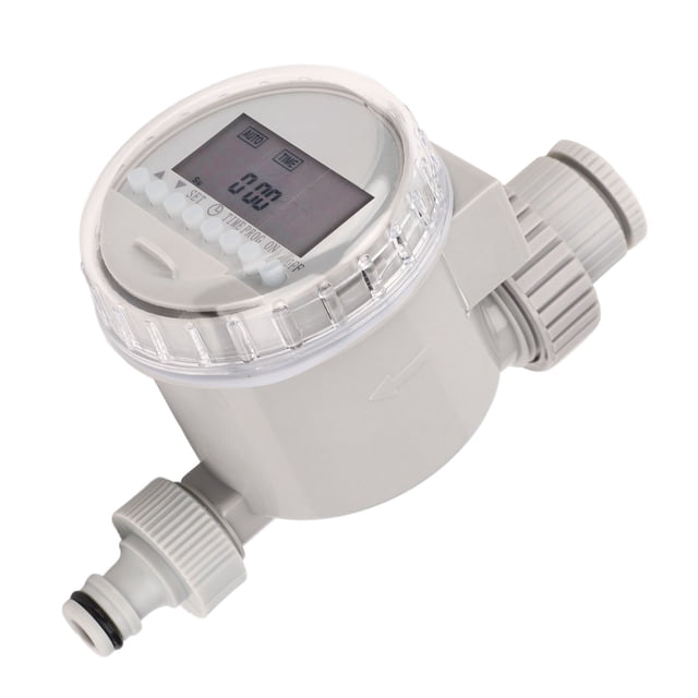 Solar Garden Watering Timer, Automatic Transparent Sealing Cover Energy Saving Garden Irrigation Controller Convenient for Yard