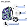 thumbnail image 3 of Easygdp Cute Halloween Mochila de Lona Resistente para Laptop, Compatible con Laptops de 15 a 17 pulgadas, Ideal para Escuela, Trabajo y Viajes-Medium, 3 of 5