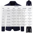 thumbnail image 4 of Danhjin Men's Blazer Jackets Business Casual Lapel Button Down Formal Long Sleeve Suit Jackets Dress Office Work Wedding Guest Outwear Coats, 4 of 7
