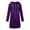 Purple##1, variant on jsaierl Womens Long Hoodies Zip Up Irregular Sweatshirt Jacket Long Sleeve Plus Size Outwear Solid Casual Hooded Coat