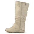 thumbnail image 2 of Journee Womens Jester-01 Wide Calf Hidden Wedge Riding Boots, 2 of 9