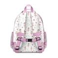 thumbnail image 3 of White Ballerina Swan Pattern Backpack for School,Cute School Bag,Schoolbag with Adjustable Shoulder Straps & Padded Back,15.25"x11.5"x5.25", 3 of 5