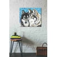 thumbnail image 3 of Epic Graffiti 'Grey Wolf I' by Carolee Vitaletti Canvas Wall Art, 24"x20", 3 of 3