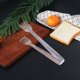 thumbnail image 3 of Pinzas para parrilla de acero inoxidable | Diseño ergonómico antideslizante | Ajustable para filetes y kebabs | Material duradero para altas temperaturas | Tamaños: 6,69 pulgadas y 8,46 pulgadas |, 3 of 5