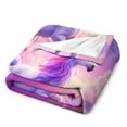 thumbnail image 3 of Unicorn in Fantasy Forest Blanket Soft Throw Warm Lightweight Plush Blanket for Couch Bed Sofa, 3 of 5