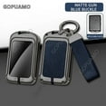 thumbnail image 4 of For Volvo A 3 buttons key case S60 S90 XC40 XC60 XC90 V60 V90 C40 Zinc alloy+leather Car Remote Key Case Cover Shell Accessories, 4 of 14