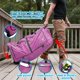 thumbnail image 5 of Bolsa de viaje Bago Rolling con ruedas, impermeable, 100 litros, color morado nieve, 5 of 9