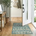 thumbnail image 2 of ODIKA 2'x3' Washable Accent Rug Pet Friendly, Bedside Mat Accessories Distressed Lattice Vintage Plaid Vanity Decorations for Bedroom, Nursery, RV, 2 of 7