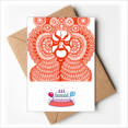thumbnail image 1 of Red Paper-cut Art Chinese Opera Head Happy Birthday Greeting Cards Envelopes Blank, 1 of 3