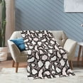 thumbnail image 4 of XMXT Throw Blankets, Cheetah Pattern Bed Blanket for Bedroom Sofa, 50 x 70 inches Brown, 4 of 9