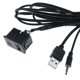 thumbnail image 5 of Conector Aux de Cable Extensión Panel Enchufe 3,5mm Jack para Coche SM SunniMix Adaptador de cable de audio USB AUX, 5 of 8